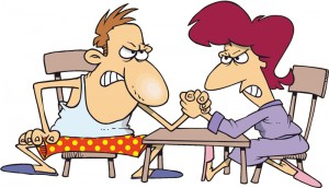 cartoon-couple-arm-wrestling